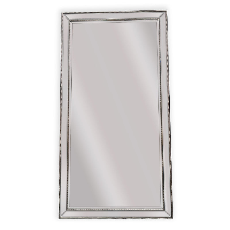 Silver Beaded Framed Mirror - X Large 190cm x 100cm