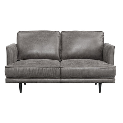 Rosie 2 Seater Sofa Fabric Uplholstered Lounge Couch Grey