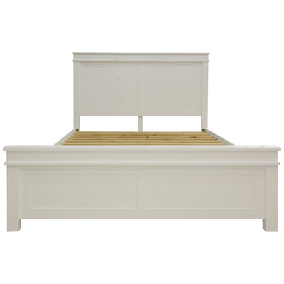 Lily 5pc Queen Bed Suite Bedside Dresser Bedroom Furniture Package - White