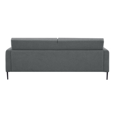 Ariya 3 Seater Sofa Fabric Uplholstered Lounge Couch - Mid Grey