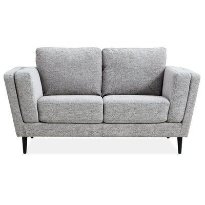 Skylar 2 Seater Sofa Fabric Uplholstered Lounge Couch - Pepper