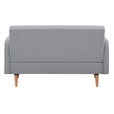 Picasso 2 Seater Fabric Sofa Lounge Couch Grey