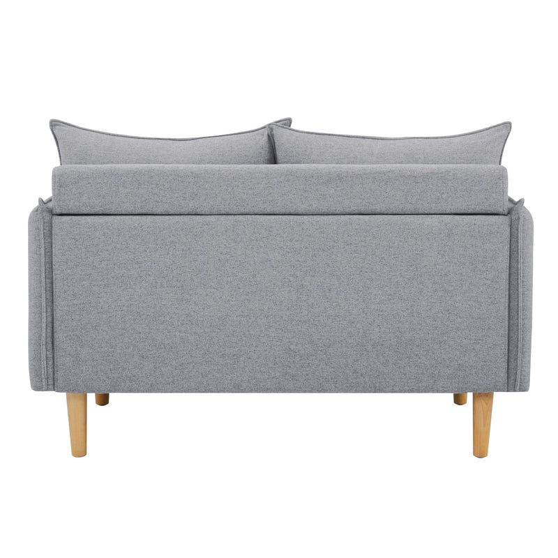 Sinatra 2 Seater Fabric Sofa Lounge Couch Grey
