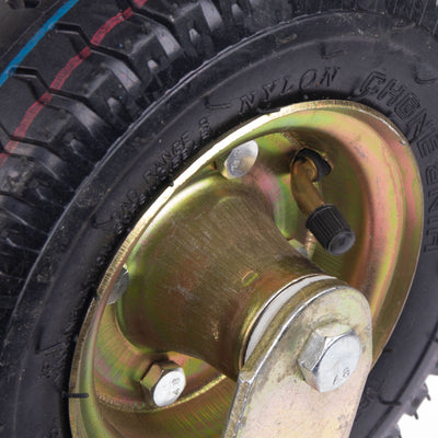 8 Inch Fixed Castor Caster Pneumatic Tyres Tyre  Wheel Trolley Cart Wheelbarrow