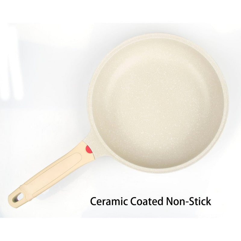 28cm Deep Frypan Fry pan Wok Non-Stick Ceramic Coating With Lid