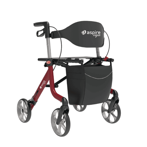 Vogue Super Lightweight 2 Mobility Wheelie Walker - Champagne