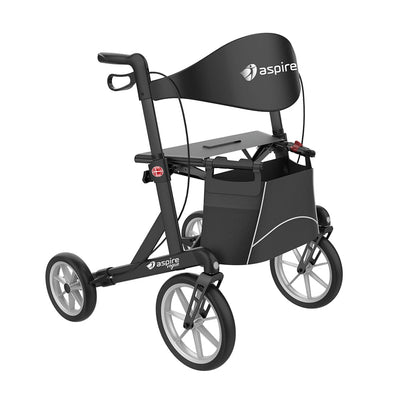 Vogue Adventure Heavy Duty Wheelie Walker - Black