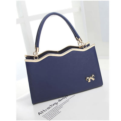 Unique Fashion Hand Bag blue color, with the shoulder strap