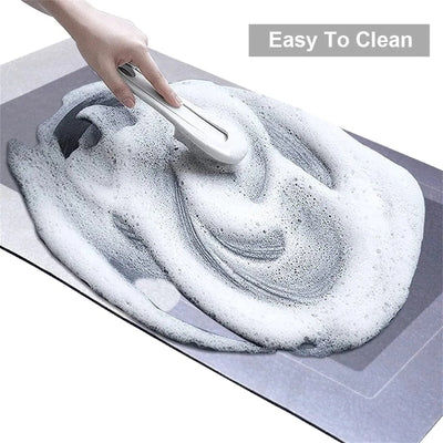 Lofiso Super Absorbent Non-Slip Floor Mat Soft Quick-Drying Bathroom Balcony Carpet L