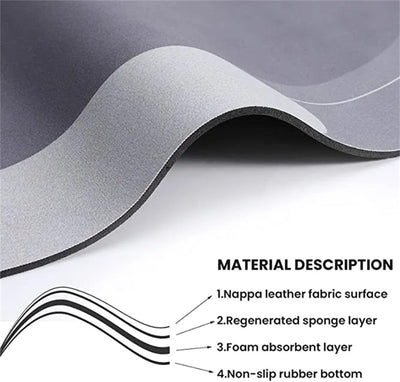 Lofiso Soft Quick-Drying Floor Mat Super Absorbency Bathroom Balcony Non-slip Carpet M