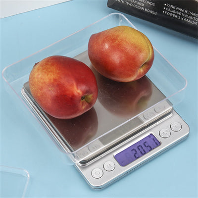 Cookingstuff Digital Scales Kitchen Scale LCD Food Stainless Steel Battery 500g