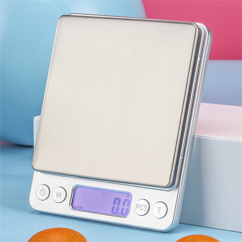 Cookingstuff Digital Scales Kitchen Scale LCD Food Stainless Steel Battery 500g
