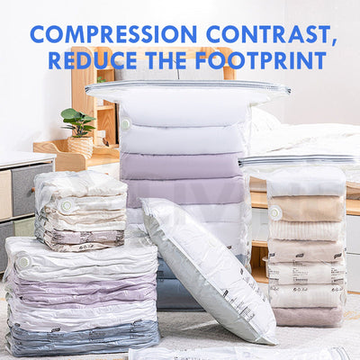 A+Living Vacuum Compression Clothing Quilt Capacity Finishing Household Storage Bag XL