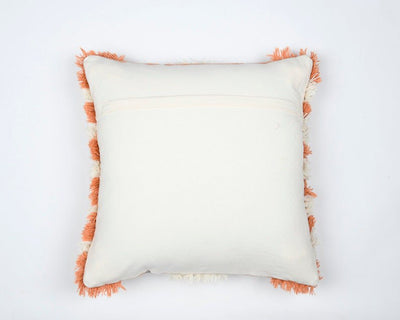 Tassels Linen Cushion Cover 50*50cm Beige Pillow Cover Handmade Boho rustic decor cream Moroccan Cushions Hand Tufted Cushion Lumbar Pillow