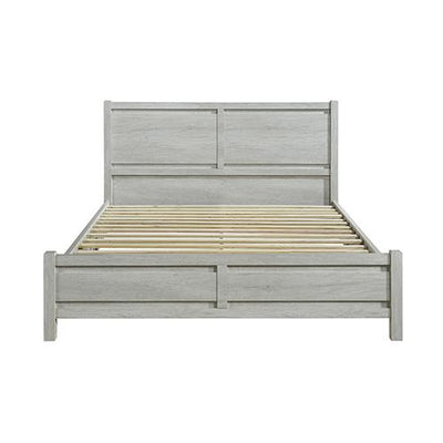Queen Size Bed Frame Natural Wood like MDF in Oak Colour - Payday Deals