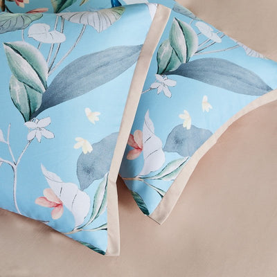 Botanical Sarah Microfibre Quilt Cover Set-queen size