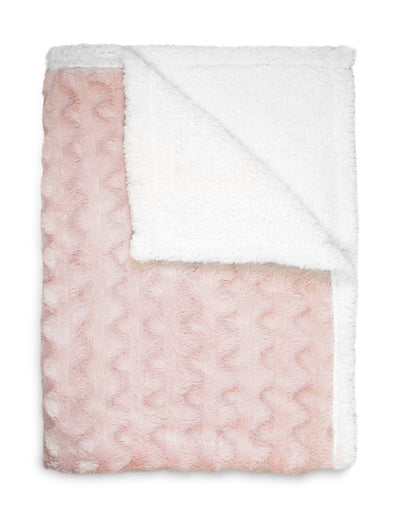 Ohio  HOODED SNUGGLE FAUX FUR BLANKET - 130X180CM