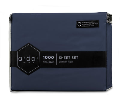 1000TC Cotton Rich SHEET SET - KING SINGLE