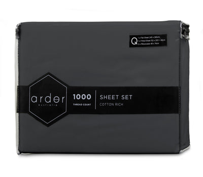 1000TC Cotton Rich SHEET SET - KING SINGLE