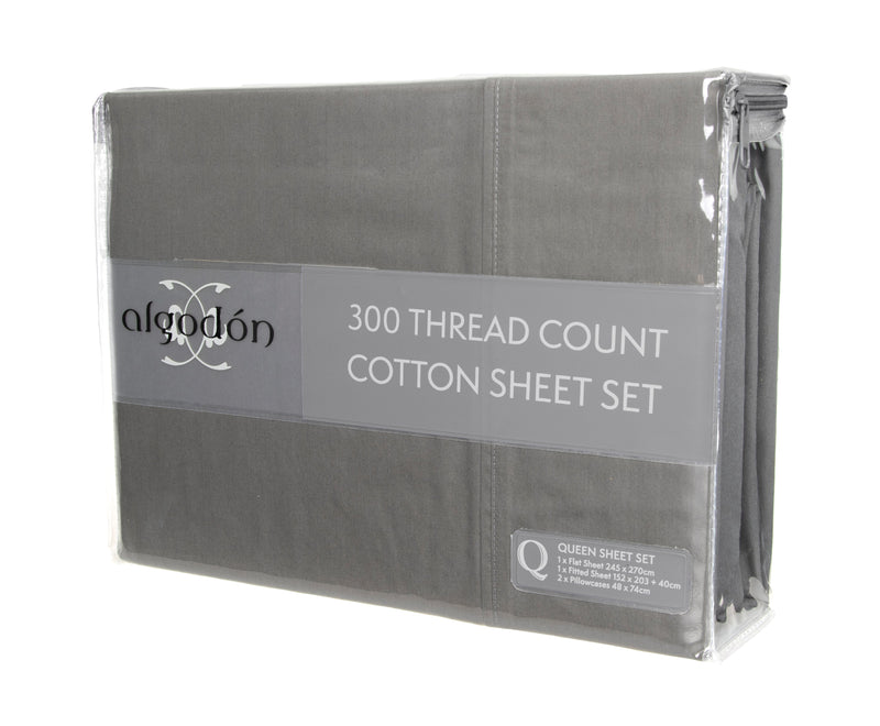 300TC Cotton SHEET SET - MEGA KING