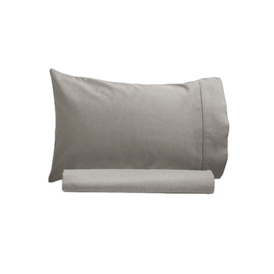 Artex 250TC 100% Cotton Sheet Set Single Grey