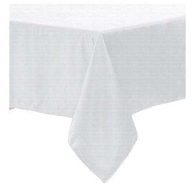 Polyester Cotton Tablecloth White 150 x 220 cm