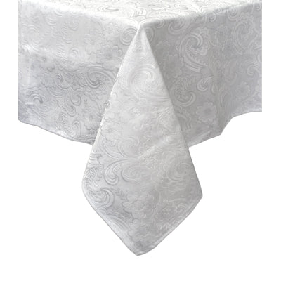 Salonika Blossom Tablecloth White 180 x 310 cm