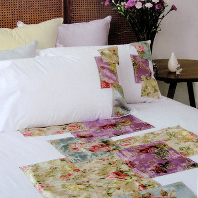 Accessorize Country Rose White Quilt Cover Set Single
