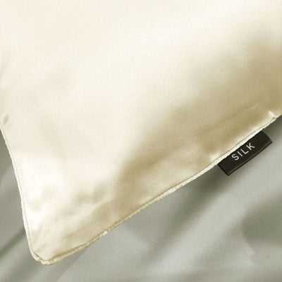 Ardor Mulberry Silk Standard Pillowcase Ivory Dreams
