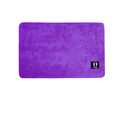 Asha Anti Slip Polyester Bath Mat 50 x 80 cm Purple