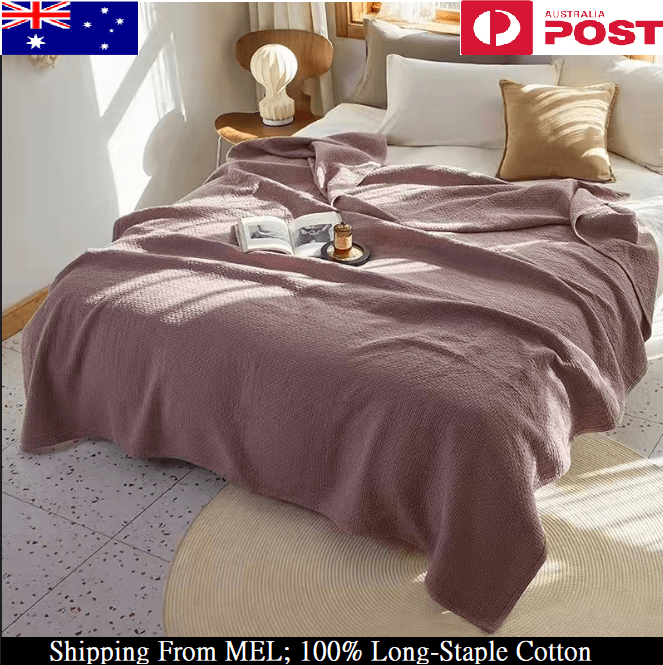 Elegant Classic style Cube Range Blanket Color Dark Gray