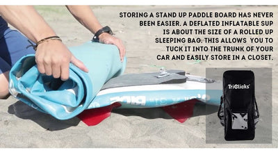 06RK Black/Red Stand Up Paddle SUP Inflatable Surfboard Paddleboard W/ Accessories & Backpack