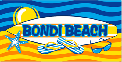 36 x Surfing Gold Coast Beach Towel