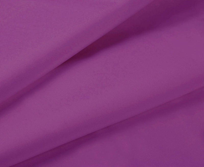 1000TC Ultra Soft Single Size Bed Purple Flat & Fitted Sheet Set