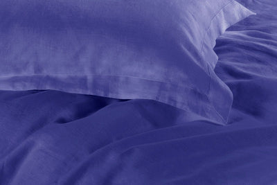 1000TC Tailored King Size Royal Blue Duvet Doona Quilt Cover Set