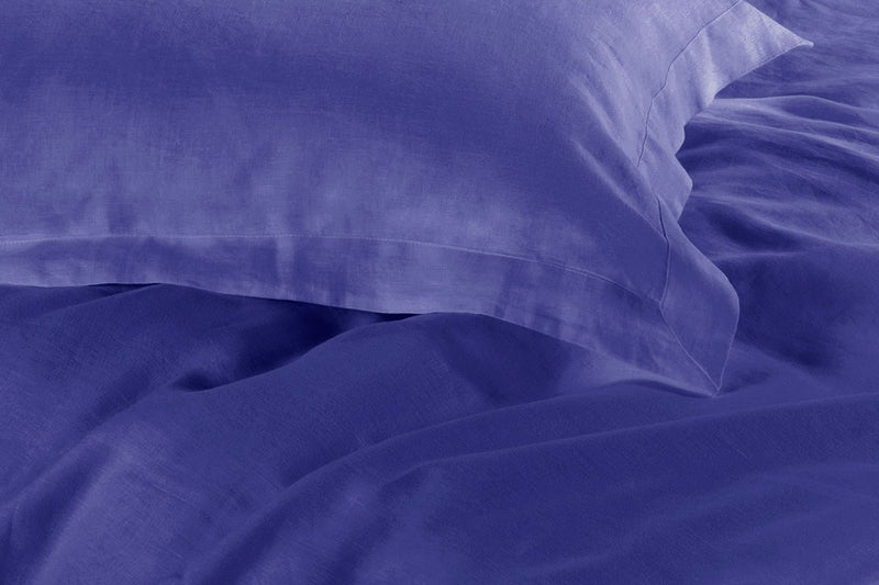 1000TC Tailored King Size Royal Blue Duvet Doona Quilt Cover Set