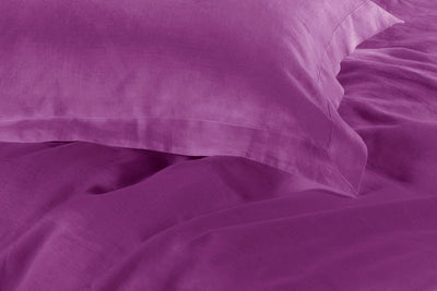 1000TC Tailored King Single Size Purple Duvet Doona Quilt Cover Set