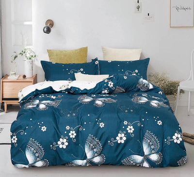 Ditmerr King Size Quilt/Doona/Duvet Cover Set