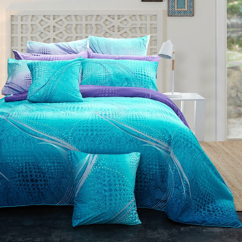 Vitara Queen Size Bed Quilt/Doona/Duvet Cover Set