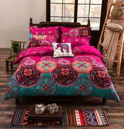 Mandala Super King Size Duvet Doona Quilt Cover Set