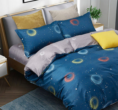 Bubbles Super King Size Quilt/Doona/Duvet Cover Set