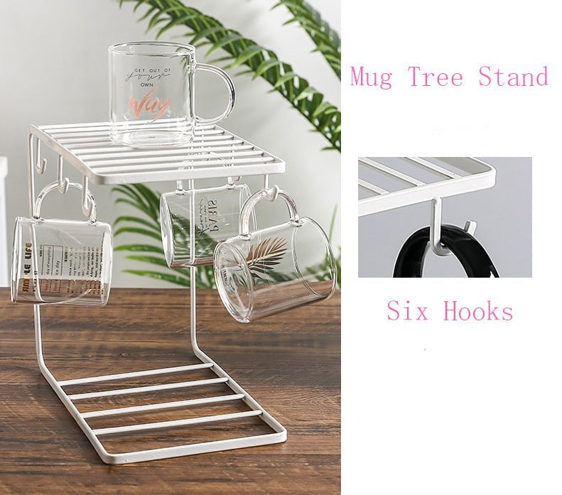 Cup Mug Holder Plate Rack Stand