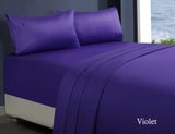 1000tc egyptian cotton sheet set 1 queen violet