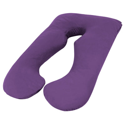 Woolcomfort Aus Made Maternity Pregnancy Nursing Sleeping Body Pillow Pillowcase Included Purple