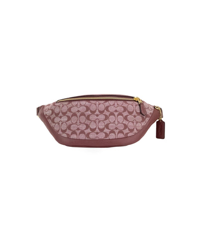 Warren Belt Bag: Coach Pebbled Leather and Signature Canvas One Size Women