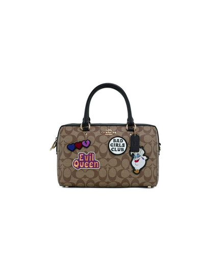 Disney Villain Patches Rowan Satchel Handbag One Size Women