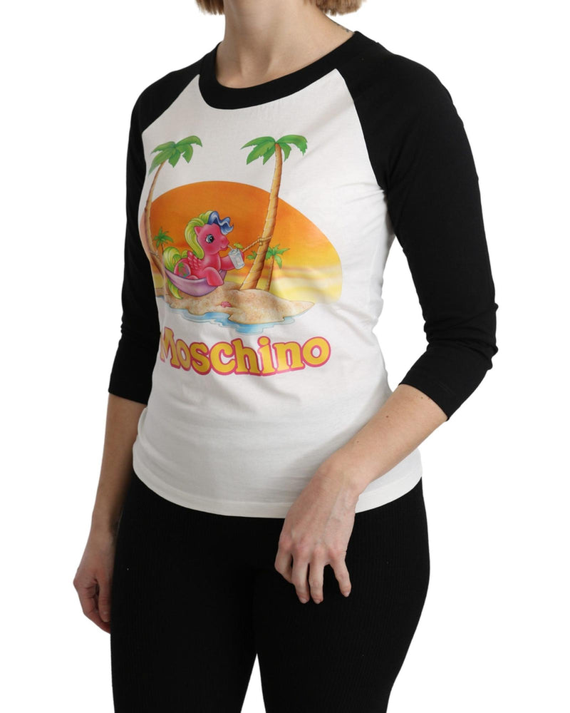 My Little Pony Crew Neck T-shirt 3/4 Sleeve Top 36 IT Women