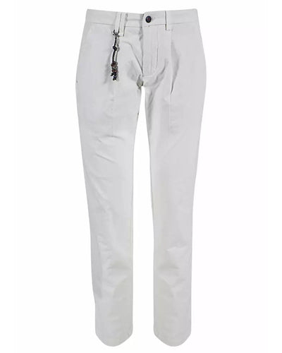 Zee Chino Trousers with Pleats and Five Pockets W29 US Men