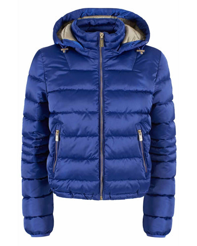 Yes Zee Short Down Jacket with Zip Closure and Hood 2XL Women