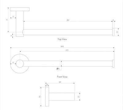 2024 Round New Toliet Roll Holder brushed copper hand towel holder